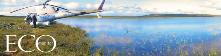 Probennahme in Lappland